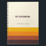 Vintage retro notebook<br><div class="desc">Choose a retro and vintage for your stationery. Classic yet modern and trendy,  it will suit all your needs.</div>