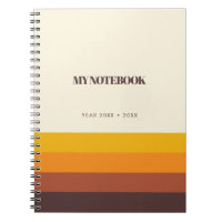 Vintage retro notebook