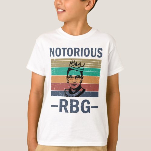 Vintage Retro Notorious RBG Ruth Bader Ginsburg T_Shirt