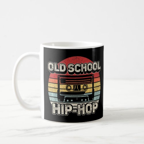 Vintage Retro Old School Hip Hop 80s 90s Cassette  Coffee Mug
