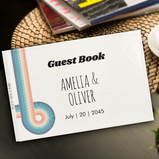 Vintage Retro Old Style 70s Wedding Guest Book (Creator Uploaded)