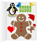 Vintage Retro Paper Doll Card Fun and Games (Inside (Right))