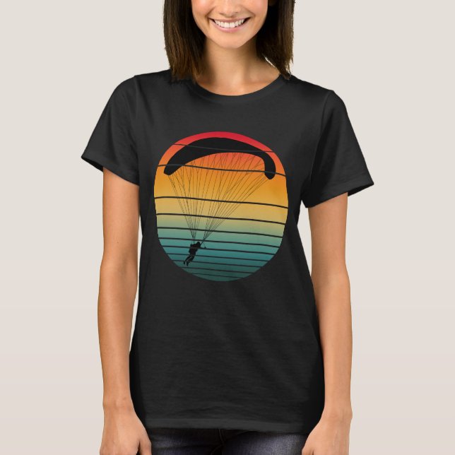 Vintage Retro Parachute T-Shirt (Front)
