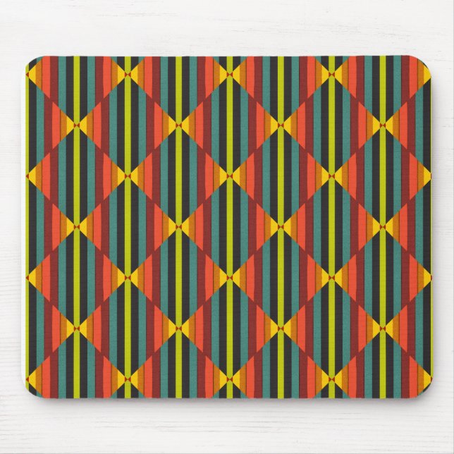 Vintage Retro Pattern  Mouse Pad (Front)