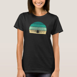 Vintage Retro Peacock Cute Birds Animal Graphic 1 T-Shirt