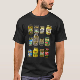 Vintage Retro Pickle Canned Pickles Pickle Lovers  T-Shirt