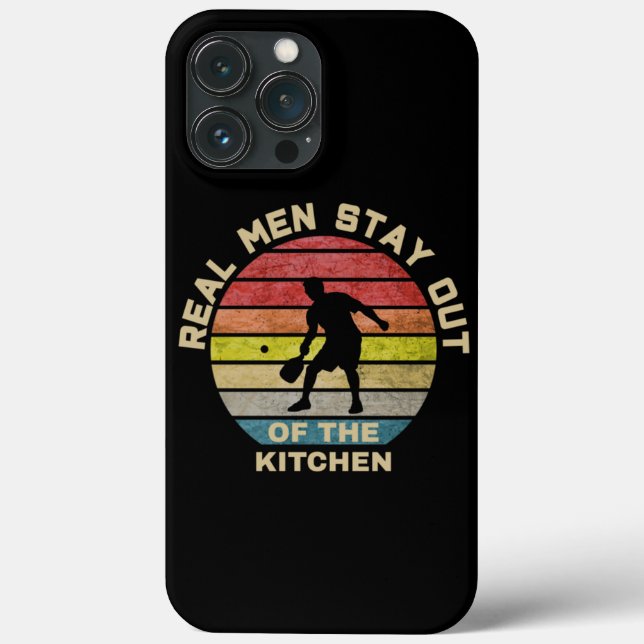 Vintage Retro Pickleball Funny Case-Mate iPhone Case (Back)