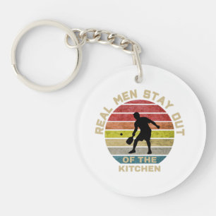 Vintage Retro Pickleball Funny Keychain