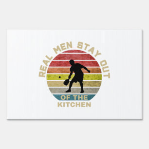 Vintage Retro Pickleball Funny Sign