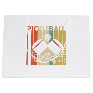 Vintage Retro Pickleball Large Gift Bag