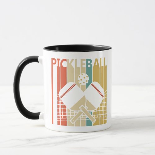 Vintage Retro Pickleball  Mug