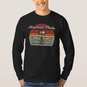 Vintage Retro Pilot Flying  Airplane Mode 1 T-Shirt