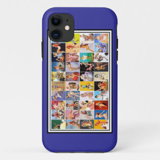 Vintage Retro Pin-up Girl iPhone 11 Case