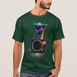 Vintage Retro Prism DJ Decks T-Shirt