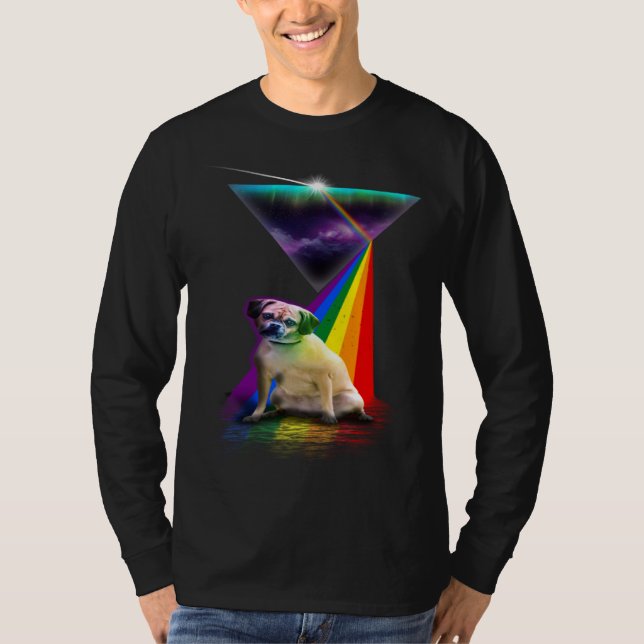 Vintage Retro Prism Puggle T-Shirt (Front)