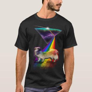 Vintage Retro Prism Tibetan Spaniel T-Shirt