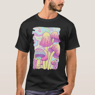 Vintage Retro Psychedelic Mushroom Trippy Hippie T-Shirt