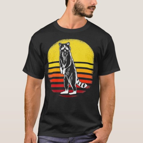 Vintage Retro Raccoon 1 T_Shirt