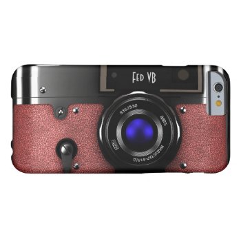 Vintage Retro Rangefinder Camera #2 Barely There Iphone 6 Case by sc0001 at Zazzle