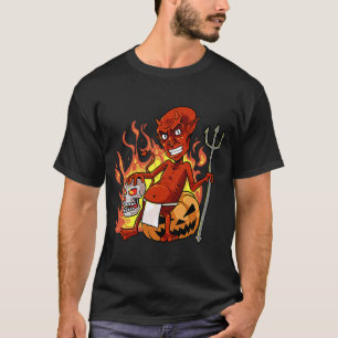 Vintage Retro Red Devil Red Devil Halloween T-Shirt