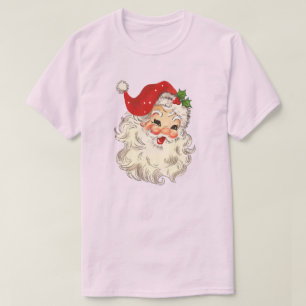 Vintage Retro Red Santa Unisex T-Shirt