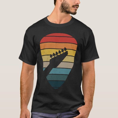 Vintage Retro Rock &amp; Roll Music and Guitar Lover   T-Shirt