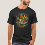 Vintage Retro Russian Fairy Tale Fantasy Colorful T-Shirt
