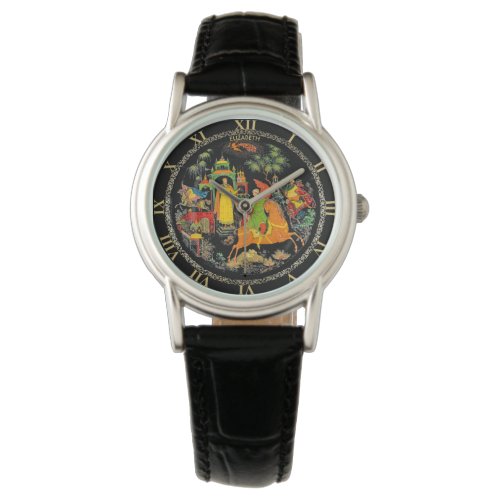 Vintage Retro Russian Fairy Tale Fantasy Colorful Watch