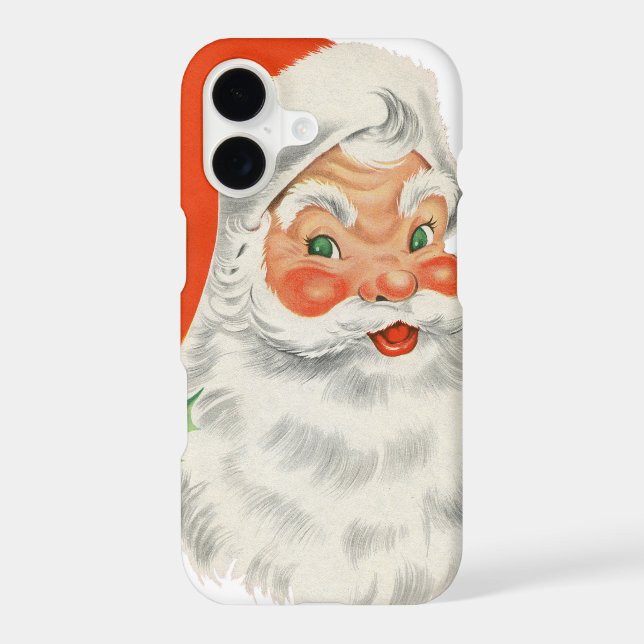 Vintage Retro Santa Claus Case-Mate iPhone Case (Back)