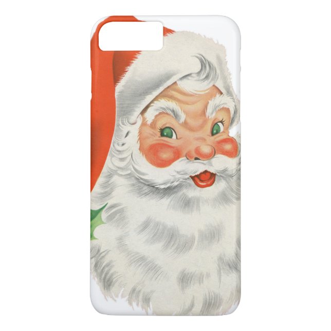 Vintage Retro Santa Claus Case-Mate iPhone Case (Back)