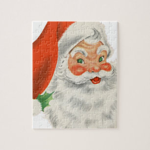 Vintage Retro Santa Claus Jigsaw Puzzle