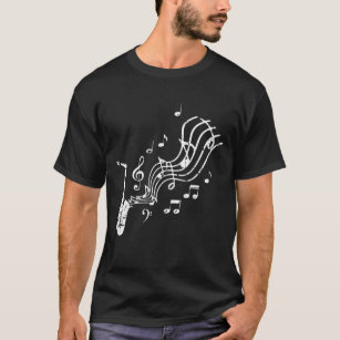 Saxophone Player T-Shirt Saxofon T-Shirt # Motiv 2