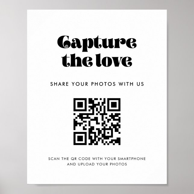 Vintage Retro Script Capture the love sign (Front)