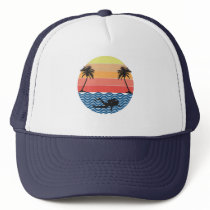 Vintage Retro Scuba Diving Gift For Scuba Diver Trucker Hat Vintage Retro Scuba Diving Gift For Scuba Diver Trucker Hat