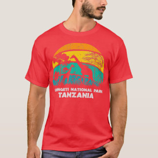 Vintage Retro Serengeti National Park 3 T-Shirt