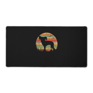 Vintage Retro Shirt Chinese Crested Dog  For Men Desk Mat