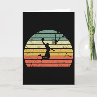 Vintage Retro Sketll Dunk Shirt Sunset Colorful  Card