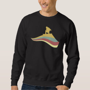 Vintage Retro Snowboard Sweatshirt