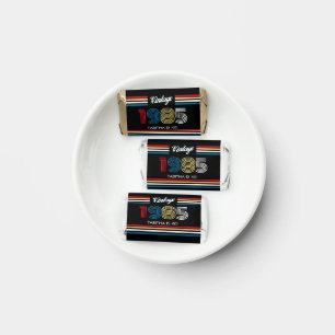 Vintage Retro Stripe Primary Colors Hershey's Miniatures