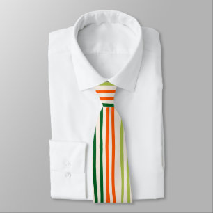 Vintage Retro Stripes Christmas Neck Tie