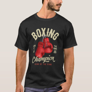 Vintage Retro Style Boxer Gloves King of the Ring T-Shirt