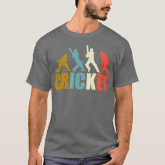 Vintage Retro Style Cricket T-Shirt