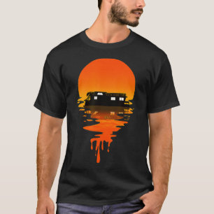 Vintage Retro Style Houseboat T-Shirt