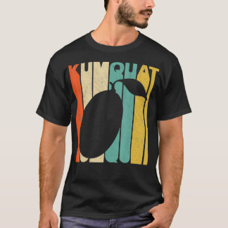 Vintage Retro Style Kumquat Silhouette  T-Shirt