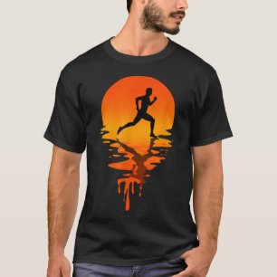 Vintage Retro Style Running T-Shirt