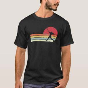 Vintage Retro Style Softball Baseball For Women Gi T-Shirt