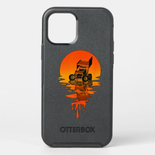 Vintage Retro Style Sprint Car Racing OtterBox Symmetry iPhone 12 Pro Case