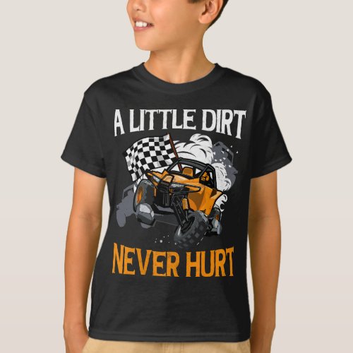 Vintage Retro Style UTV ATV Dirt Quad Little Dirt  T_Shirt