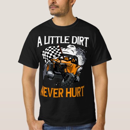 Vintage Retro Style UTV ATV Dirt Quad Little Dirt  T_Shirt