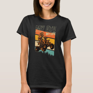 Vintage Retro Style UTV ATV Quad Offroad Car My AT T-Shirt